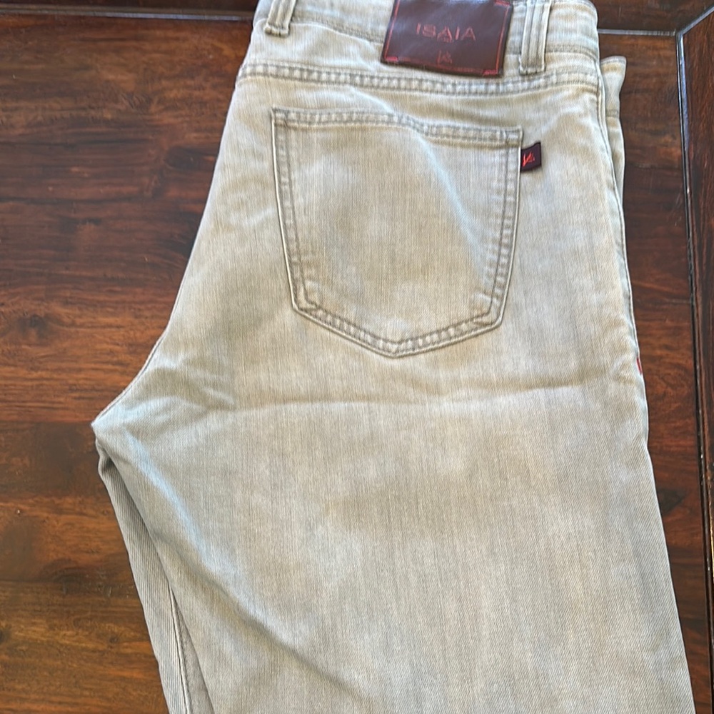 Isaia Slim Light Grey Jeans